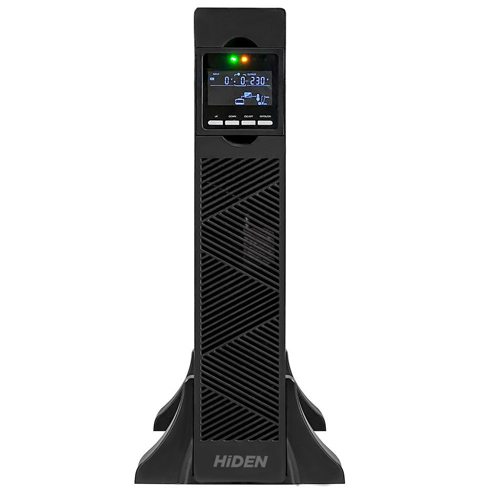 

ИБП Hiden KU9102S-RT, 2000 В·А, 1.8 кВт, IEC, розеток - 8, USB, черный (KU9102S-RT), KU9102S-RT
