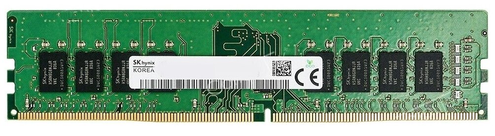 

Память DDR4 DIMM 4Gb, 2666MHz, CL19, 1.2 В, Hynix (HMT3d-4G2666C19) Retail, HMT3d-4G2666C19