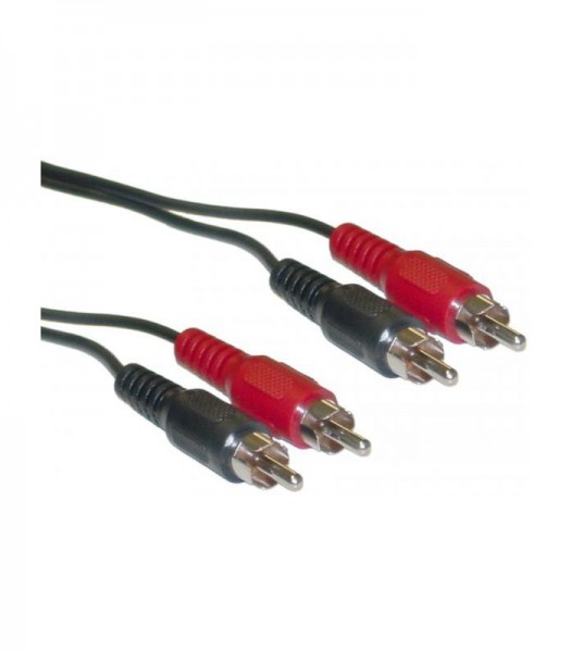 Кабель 2xRCA(M)-2xRCA(M), 3 м, черный Technolink (TC.CF2027-3M-PB)