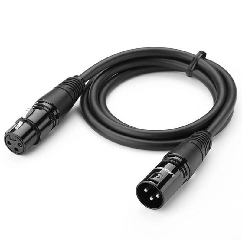 

Кабель XLR(M)-XLR(F), экранированный, 2 м, черный UGREEN AV130 (20710), AV130