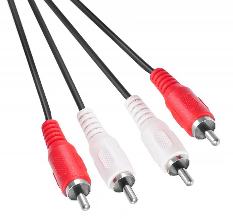 

Кабель соединительный 2xRCA(M)-2xRCA(M), 3 м, черный Buro (BAAC024-3)