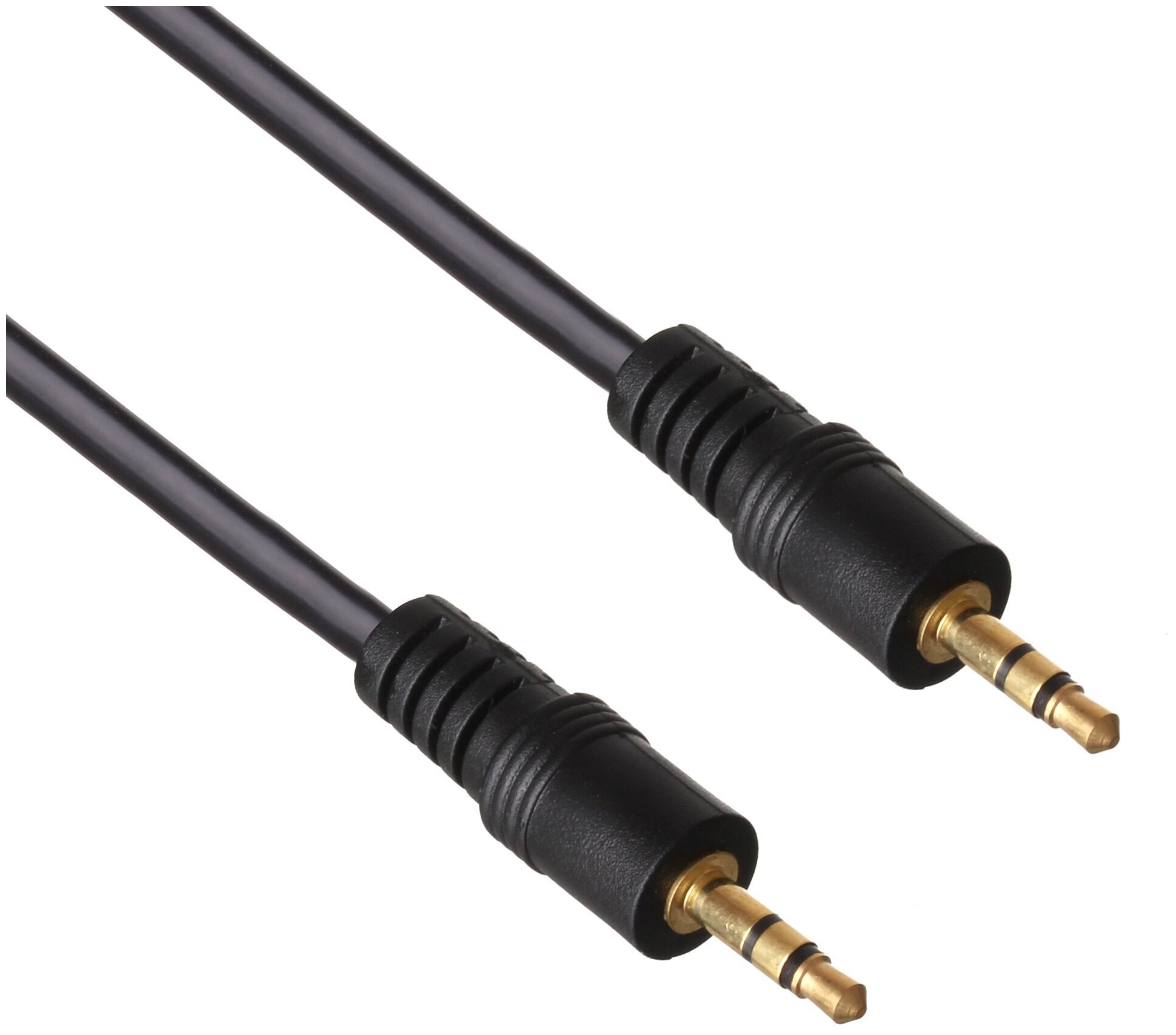 

Кабель соединительный Jack 3.5mm(M)-Jack 3.5mm(M), 2 м, черный Exegate (EX205311RUS)