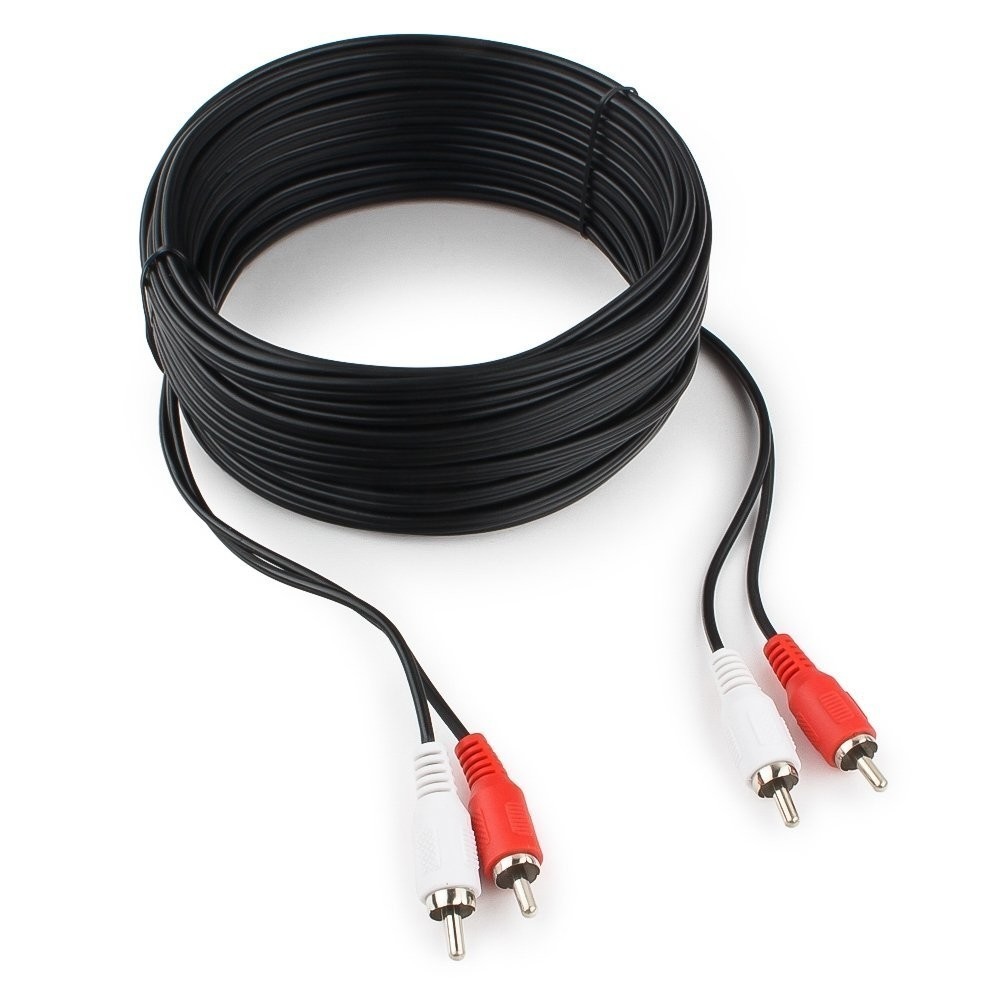

Кабель соединительный 2xRCA(M)-2xRCA(M), 3 м, черный Gembird/Cablexpert (CBCCA-2R2R-10)
