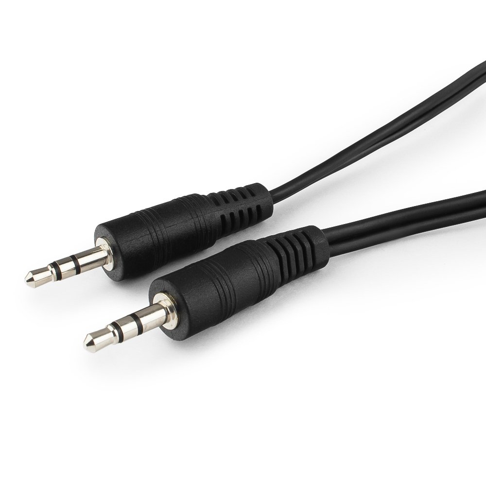 Кабель соединительный Jack 3.5mm(M)-Jack 3.5mm(M), 3 м, черный Gembird/Cablexpert (CCA-404-3M)