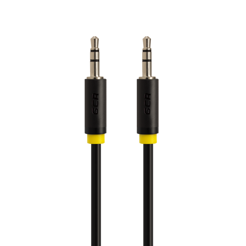 

Кабель соединительный Jack 3.5mm(M)-Jack 3.5mm(M), 1 м, черный/желтый Greenconnect (GCR-AVC1114-1.0m)