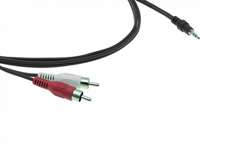 

Кабель соединительный Jack 3.5mm(M)-2xRCA(M), 10 м, черный Kramer C-A35M/2RAM-35 (95-0122035), C-A35M/2RAM-35