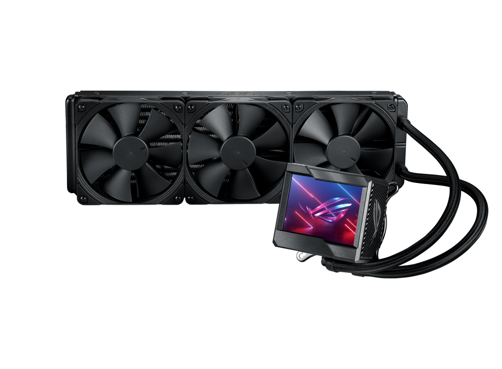 

Жидкостное охлаждение Asus ROG RYUJIN II 360 для Socket 115x/1200/1700/AM5/AM4/TR4, 3x12 см (90RC00B0-M0UAY2), ROG RYUJIN II 360