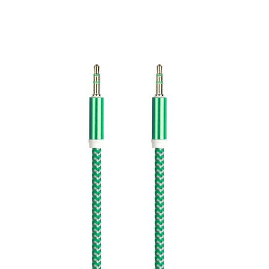 

Кабель соединительный Jack 3.5mm(M)-Jack 3.5mm(M), 1 м, зеленый Smartbuy (A-35-35 green)