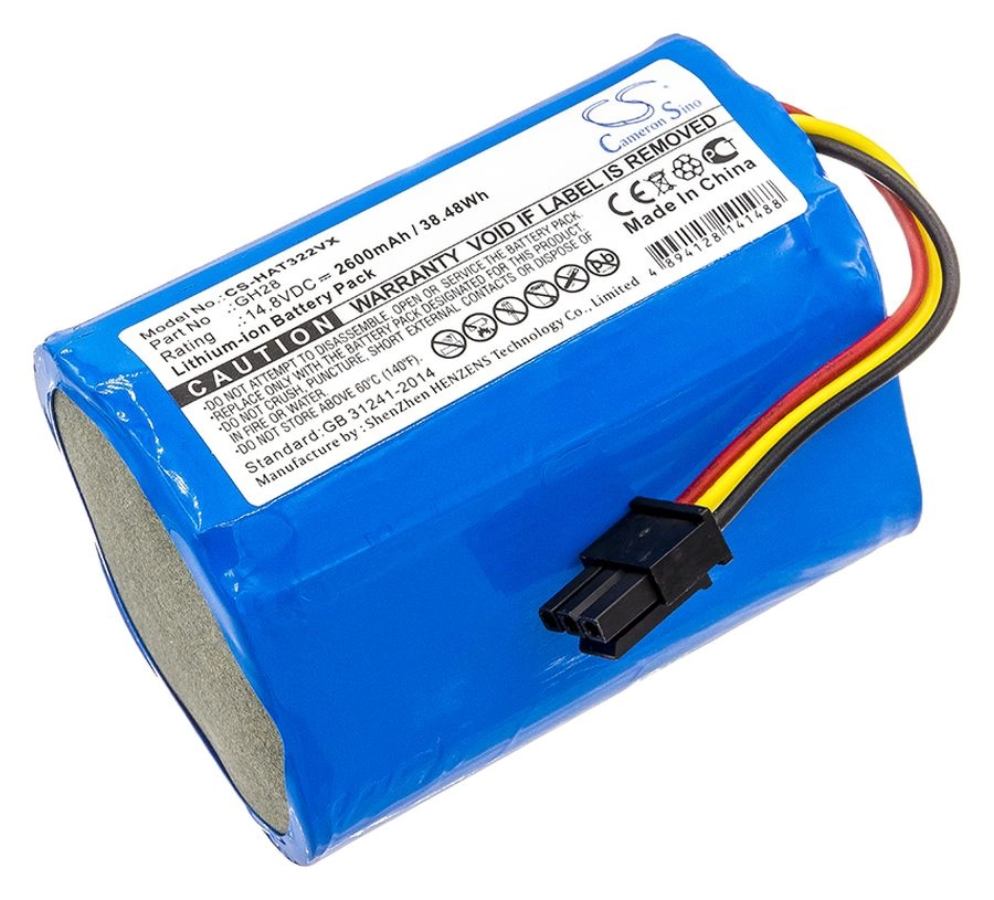 

Аккумулятор CameronSino CS-HAT322VX, 2.6Ah 14.8V для Haier, синий, CS-HAT322VX