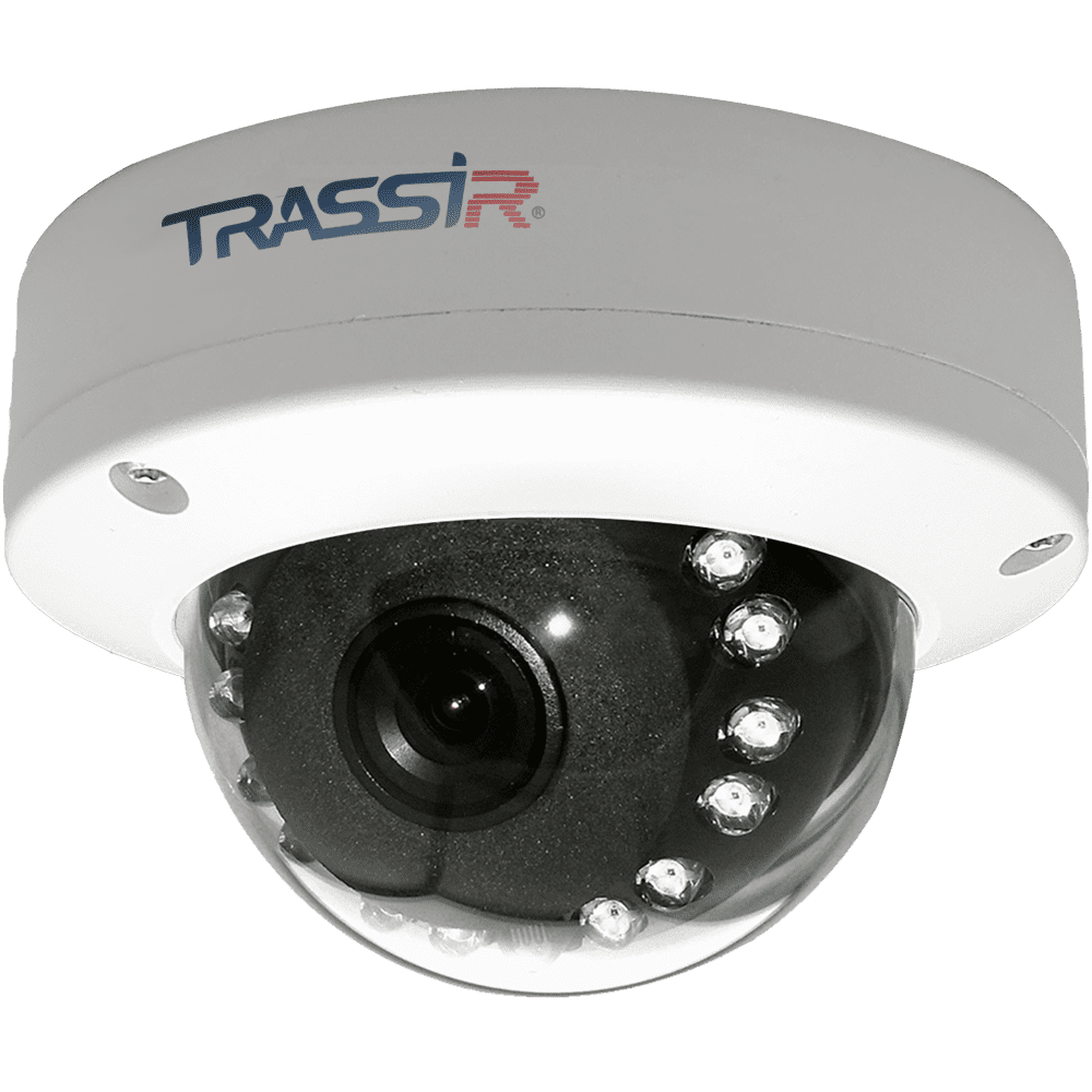

IP-камера Trassir TR-D2D5 v2 3.6 мм, уличная, купольная, 2Мпикс, CMOS, до 1920x1080, до 25 кадров/с, ИК подсветка 15м, POE, -40 °C/+60 °C, белый (TR-D2D5 v2 3.6), TR-D2D5 v2