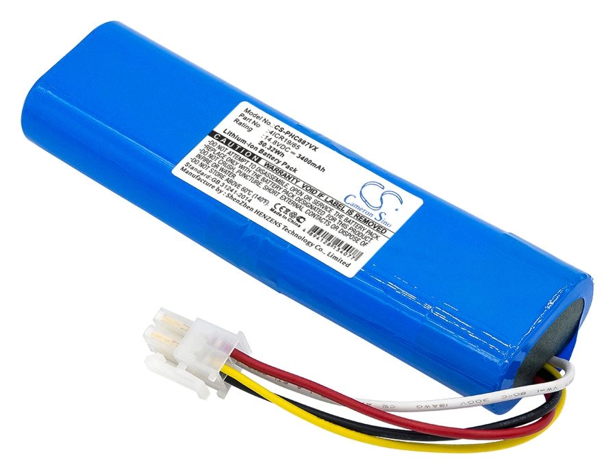 

Аккумулятор CameronSino CS-PHC887VX, 3.4Ah 14.8V для Philips, синий, CS-PHC887VX