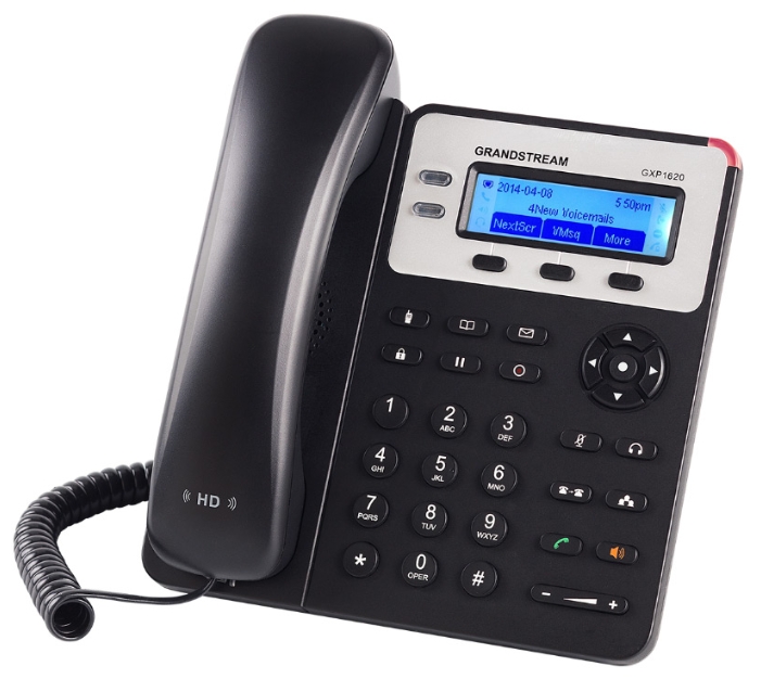 VoIP-телефон Grandstream GXP1620, 2 линии, монохромный дисплей б/у, плохая упаковка