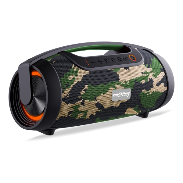 

Портативная акустика 2.0 SmartBuy COMMANDER, 80 Вт, FM, AUX, USB, microSD, Bluetooth, подсветка, камуфляж (SBS-5330), COMMANDER