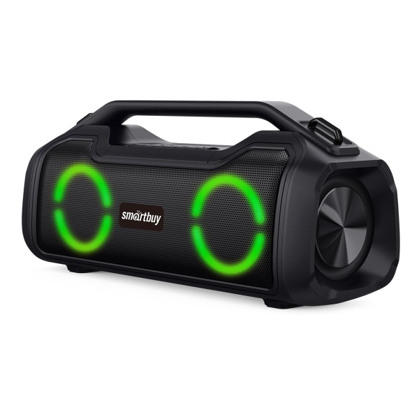 

Портативная акустика 2.0 SmartBuy WARLORD, 80 Вт, FM, AUX, USB, microSD, Bluetooth, подсветка, черный (SBS-5340), WARLORD