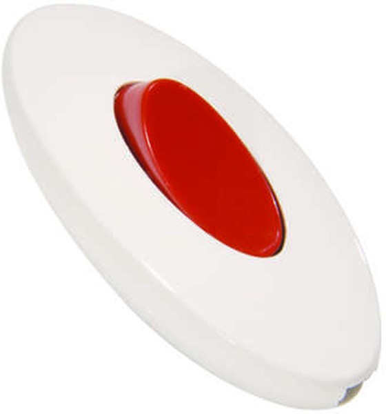 Переключатель на шнур Makel, 1кл., открытый монтаж, в сборе, белый/красный (10080 )