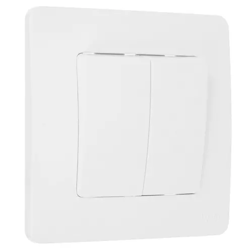 

Выключатель проходной Schneider Electric Blanca, 2кл., скрытый монтаж, в сборе, белый (BLNVS106601), Blanca