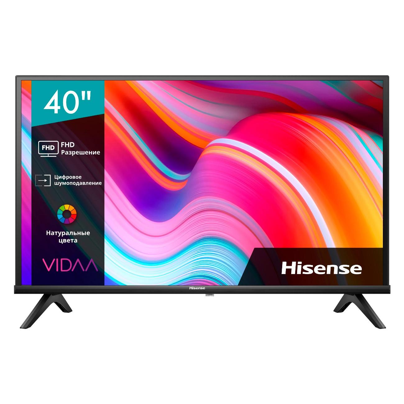 Телевизор 40" Hisense 40A4K, 1920x1080, черный
