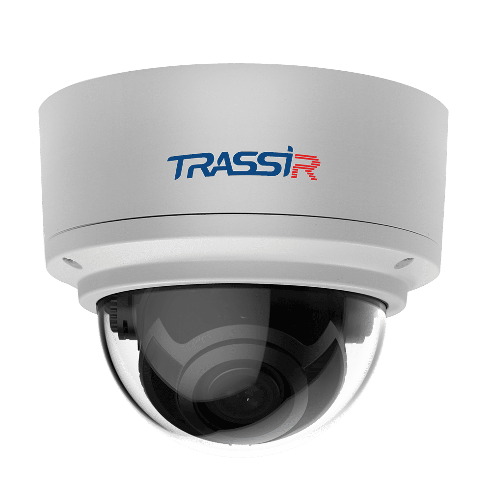

IP-камера Trassir TR-D3183ZIR3 v2 2.7 мм - 1.35 см, уличная, купольная, 8Мпикс, CMOS, до 3840x2160, до 15 кадров/с, ИК подсветка 35м, POE, -40 °C/+60 °C, белый (TR-D3183ZIR3 v2 2.7-13.5), TR-D3183ZIR3 v2