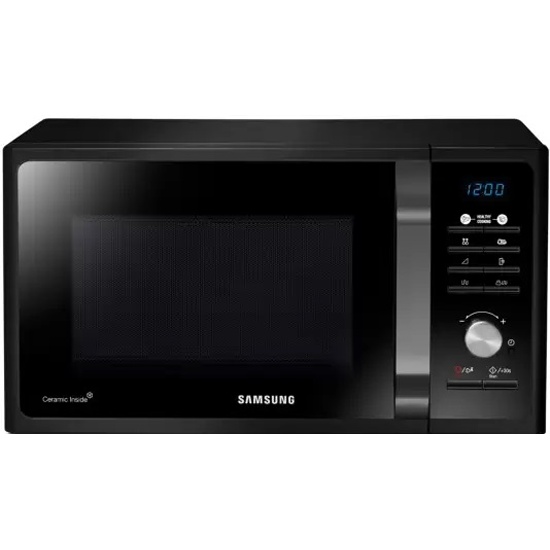 

Микроволновая печь Samsung MG23F301TAK/BA 23 л, 800 Вт, гриль, черный/серебристый (MG23F301TAK/BA), MG23F301TAK/BA