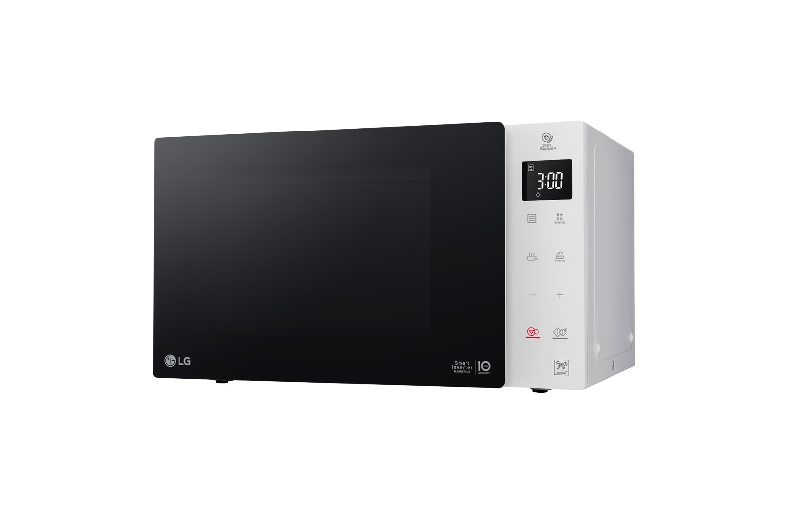 

Микроволновая печь LG MS23NECBW 25 л, 1 кВт, черный/белый (MS23NECBW), MS23NECBW