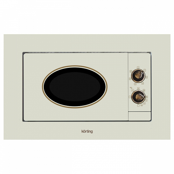 

Микроволновая печь встраиваемая Korting Retro KMI 820 RB 20 л, 700 Вт, гриль, бежевый (KMI 820 RB), KMI 820 RB