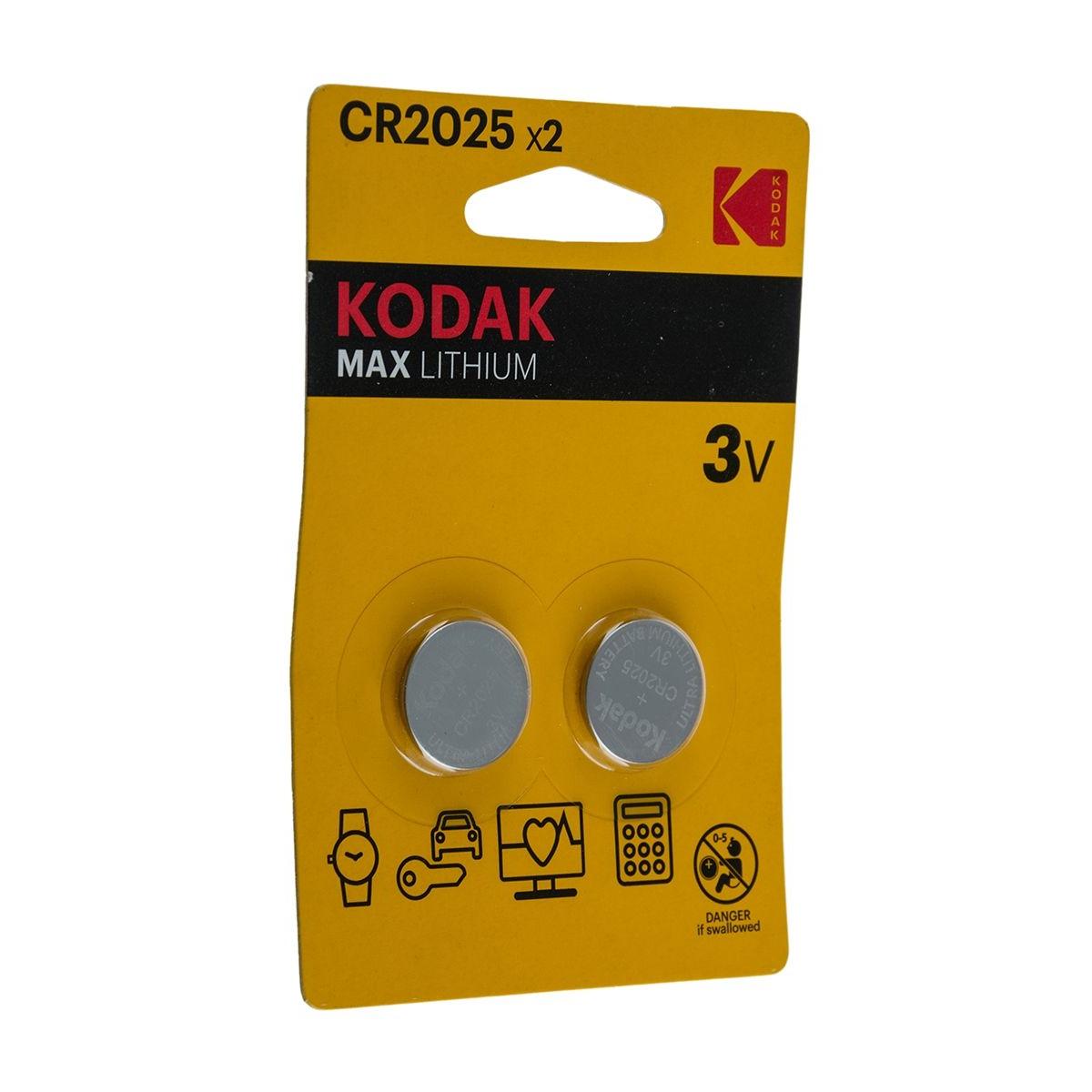 

Батарея Kodak MAX, CR2025, 3 В, 2 шт. (CAT30417670-RU1)