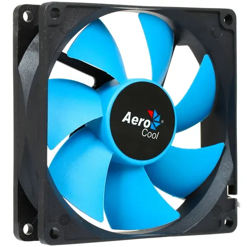 Вентилятор AeroCool Force 9 Blue, 90 мм, 1200rpm, 25.9 дБ, 3-pin+4-pin Molex, 1шт (ACF2-FC00110.B) - фото 1