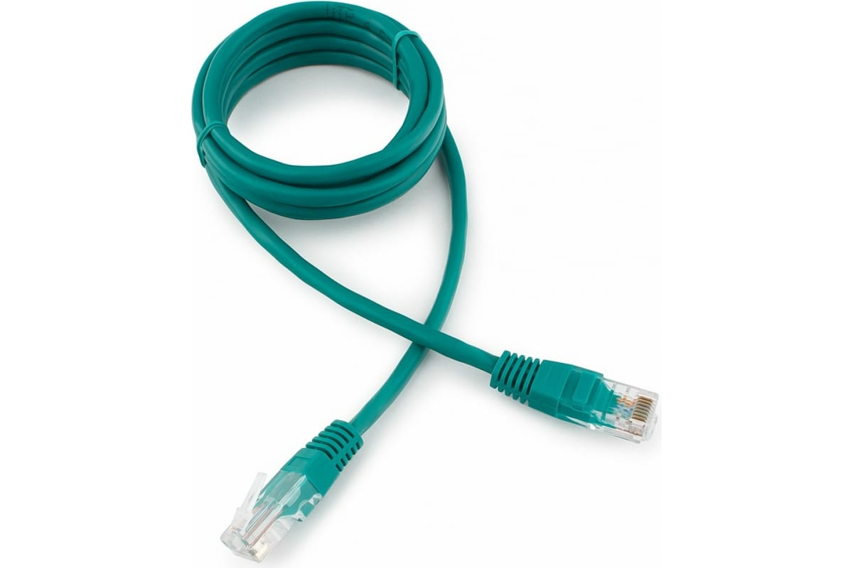 

Патч-корд UTP кат.5e, 1.5 м, RJ45-RJ45, зеленый, Cablexpert (PP12-1.5M/G)