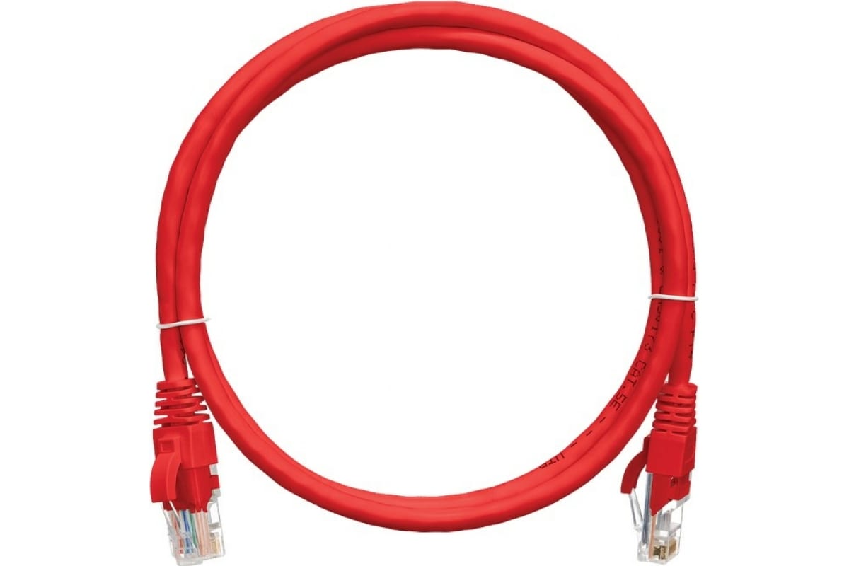 

Патч-корд UTP кат.5e, 1.5 м, RJ45-RJ45, красный, CU, NIKOMAX (NMC-PC4UD55B-015-RD)