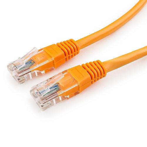 Патч-корд UTP кат.5e, 1.5 м, RJ45-RJ45, оранжевый, Cablexpert (PP12-1.5M/O)