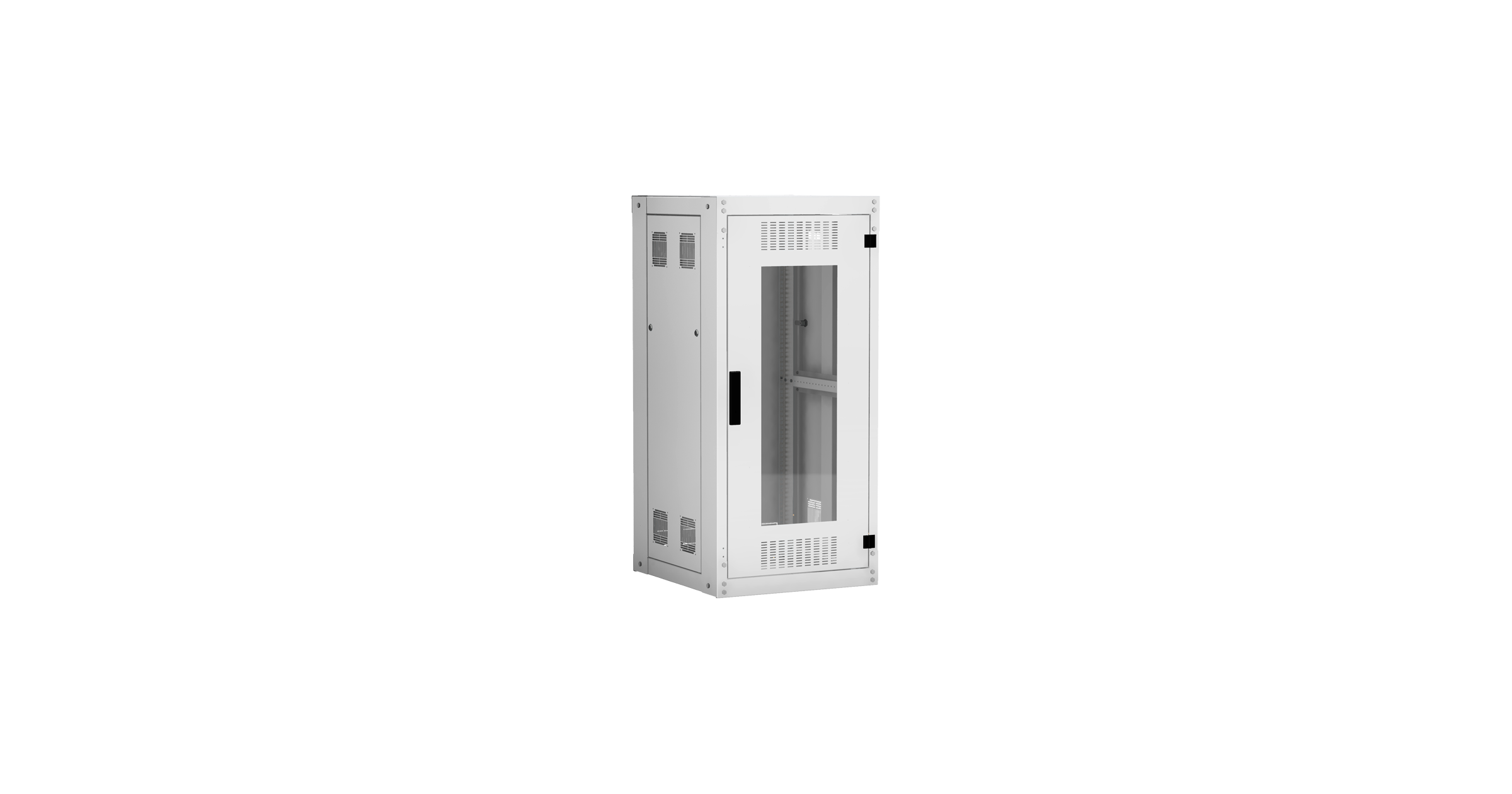 

Шкаф телекоммуникационный напольный 24U 600x600 мм, стекло/металл, серый, разборный, NETLAN EC-FZ (EC-FZ-246060-GMM-GY)