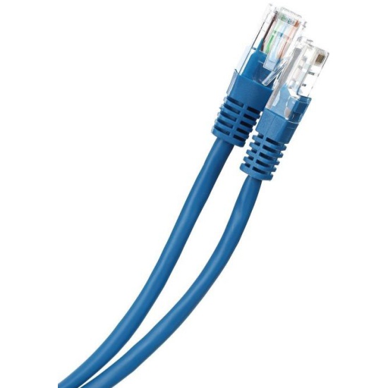 Патч-корд UTP кат.5e, 1.5 м, RJ45-RJ45, синий, CCA, Aopen (ANP511_1.5M_B)