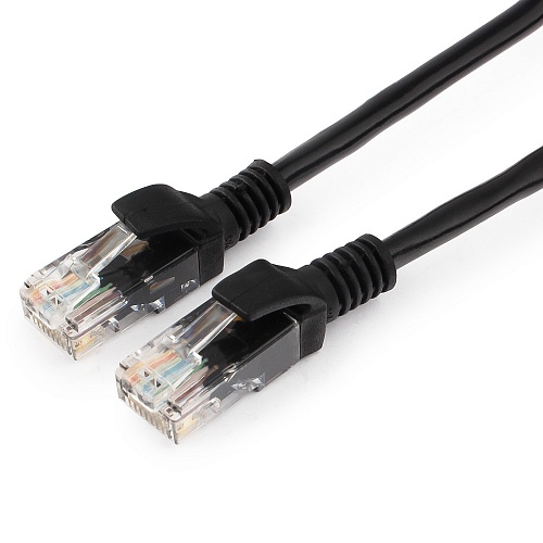 

Патч-корд UTP кат.5e, 1.5 м, RJ45-RJ45, черный, CCA, Cablexpert (PP12-1.5M/BK)