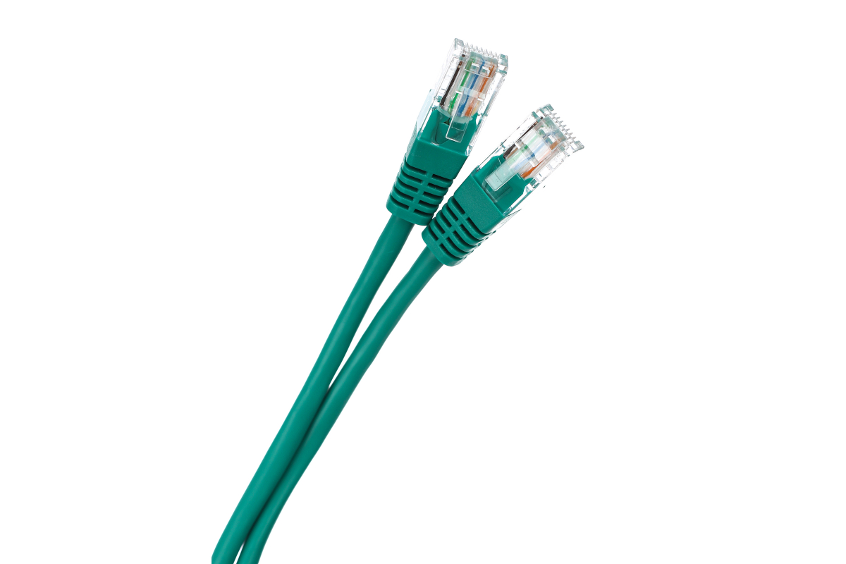 Патч-корд UTP кат.5e, 1 м, RJ45-RJ45, зеленый, CU, Aopen/Qust (ANP511_1M_G)