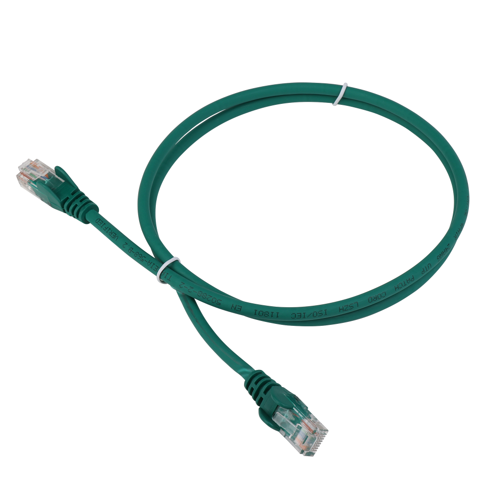 

Патч-корд UTP кат.5e, 1 м, RJ45-RJ45, зеленый, LSZH, Lanmaster (LAN-PC45/U5E-1.0-GN)