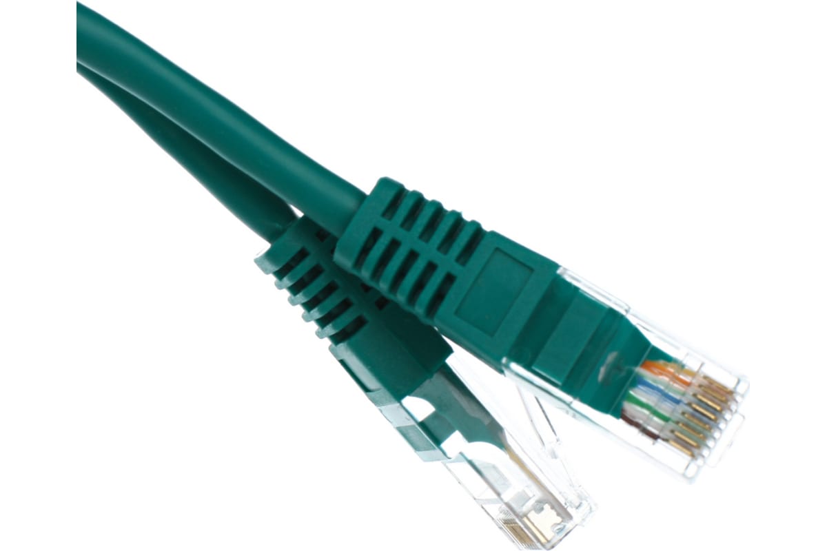 Патч-корд UTP кат.5e, 1 м, RJ45-RJ45, зеленый, Neomax (NM13001-010G)