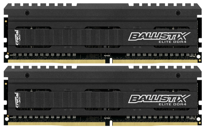 Комплект памяти DDR4 DIMM 16Gb (2x8Gb), 2666MHz, CL16, 1.2V Crucial Ballistix Elite (BLE2C8G4D26AFEA)