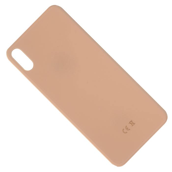 

Задняя крышка для Apple iPhone Xs Max, стекло, золотистый (820559)