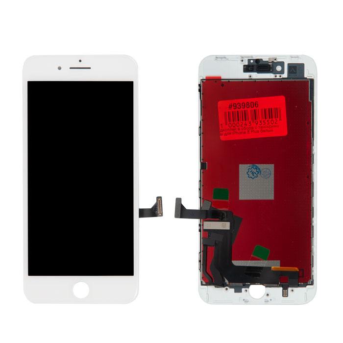 

Дисплей в сборе с тачскрином для Apple iPhone 8 Plus, белый (939806)