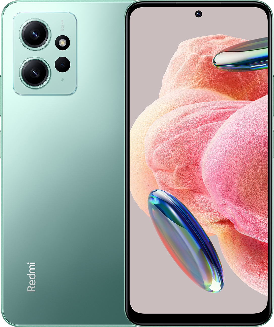 

Смартфон Xiaomi Redmi Note 12, 6.67" 1080x2400 AMOLED, Qualcomm Snapdragon 685, 4Gb RAM, 128Gb, 3G/4G, NFC, Wi-Fi, BT, 3xCam, 2-Sim, 5000 мА⋅ч, USB Type-C, Android 12, зеленый (MZB0DO1RU), Redmi Note 12