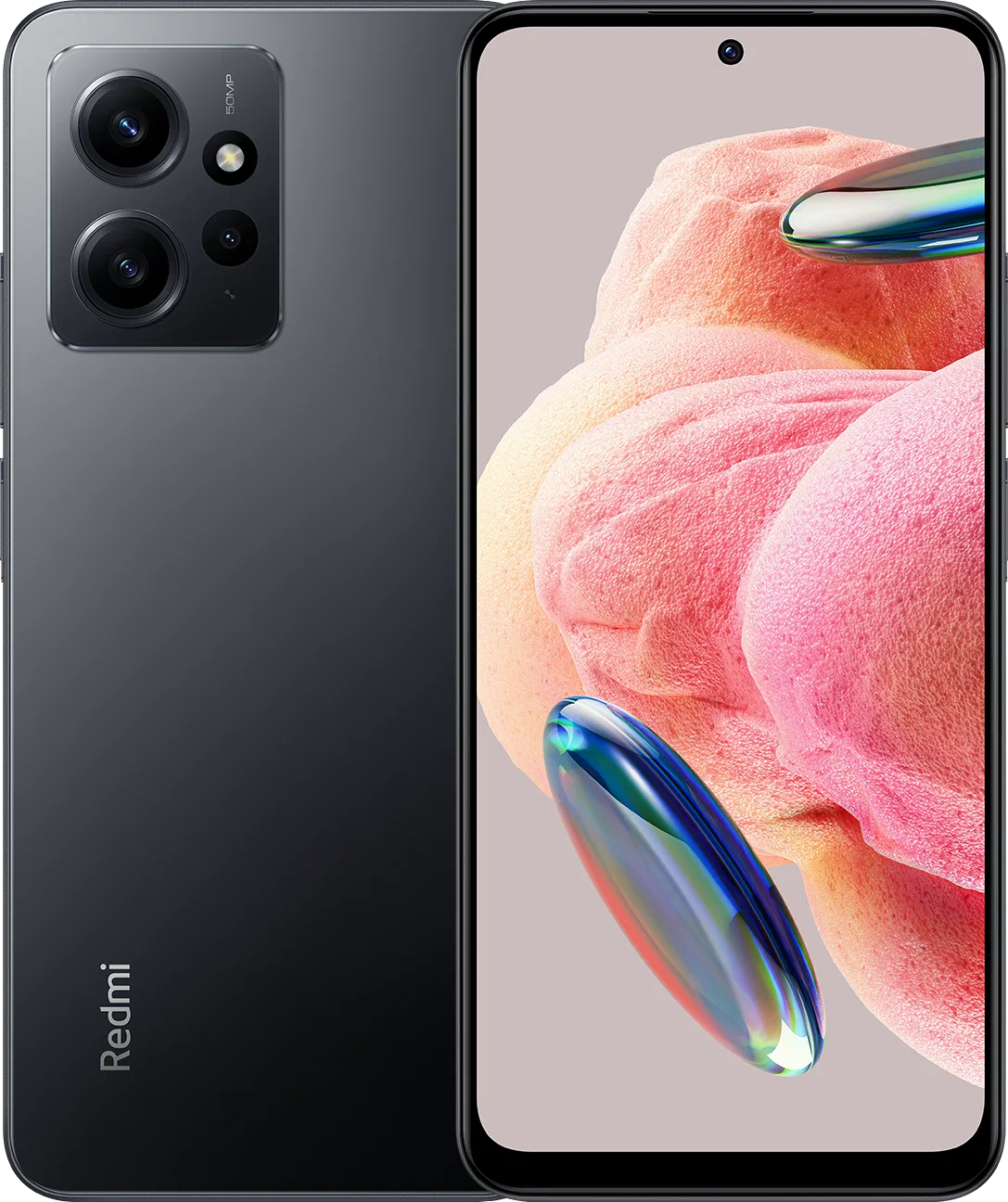 Смартфон Xiaomi Redmi Note 12 6Gb/128Gb Android серый (MZB0E0FRU/46815),  1175966 купить по цене 20200 руб в Новокузнецке в интернет-магазине e2e4