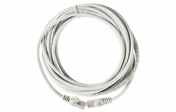 Патч-корд UTP кат.5e, 1 м, RJ45-RJ45, серый, Generica (PC01-C5EU-1M-G)