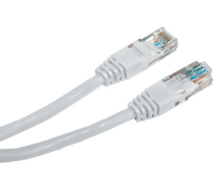 Патч-корд UTP кат.5e, 1 м, RJ45-RJ45, серый, Neomax (NM13001-010)