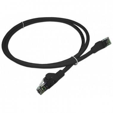 

Патч-корд UTP кат.5e, 1 м, RJ45-RJ45, черный, LSZH, Lanmaster (LAN-PC45/U5E-1.0-BK)