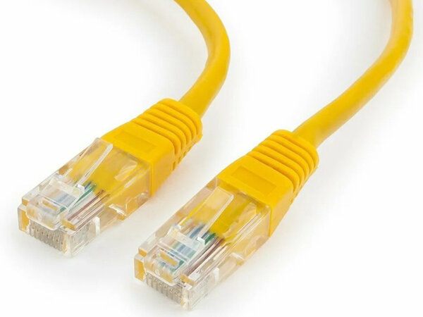 Патч-корд UTP кат.5e, 2 м, RJ45-RJ45, желтый, Neomax (NM13001-020Y)