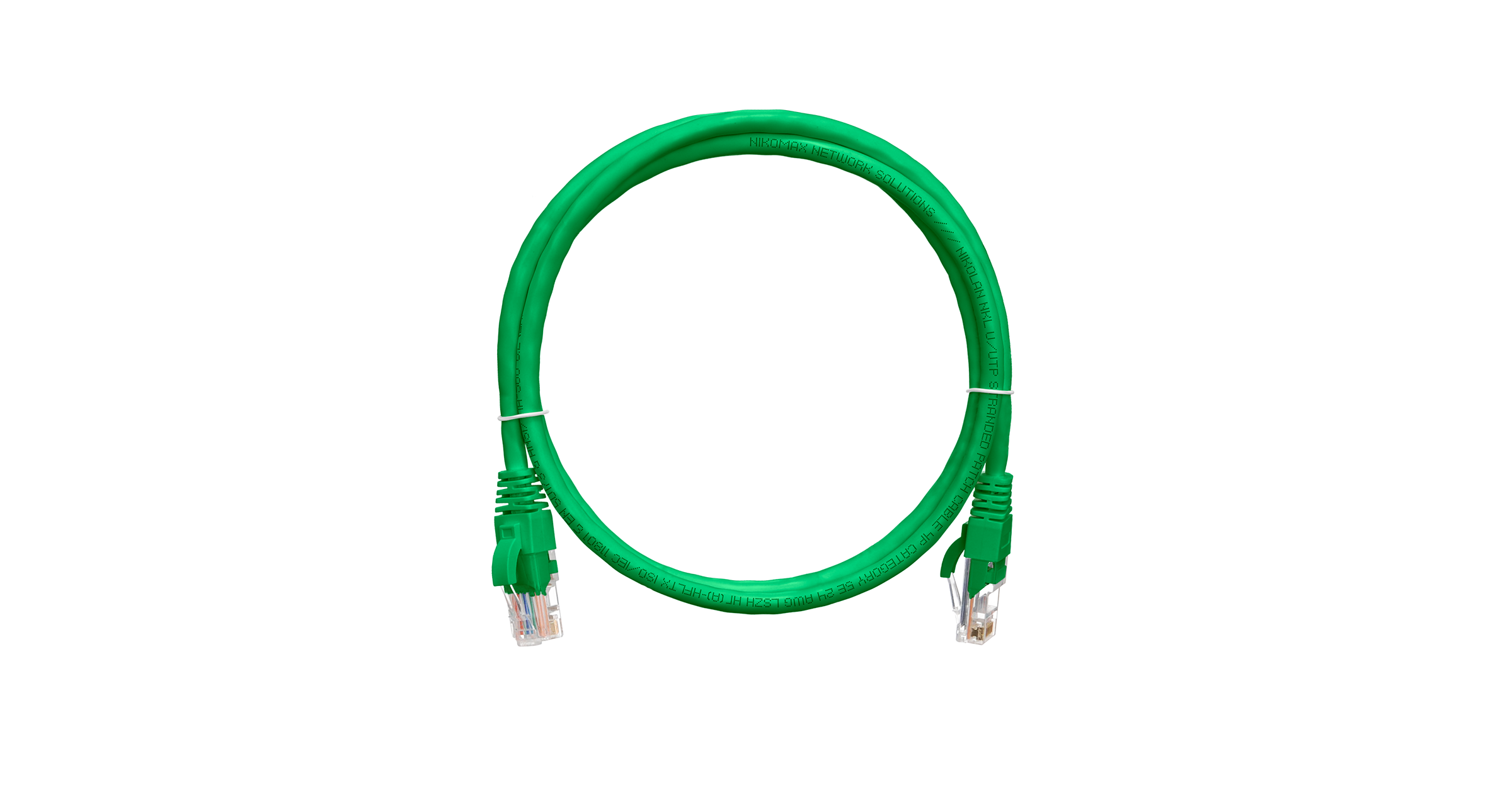 

Патч-корд UTP кат.5e, 2 м, RJ45-RJ45, зеленый, CU, NIKOMAX (NMC-PC4UD55B-020-GN)