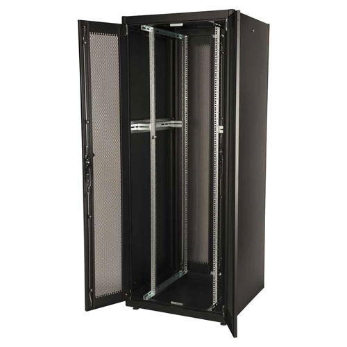 

Шкаф телекоммуникационный напольный 47U 800x1000 мм, перфорация, черный, разборный, Lande DYNAmic Basic (LN-DB47U8010-BL-271-F)