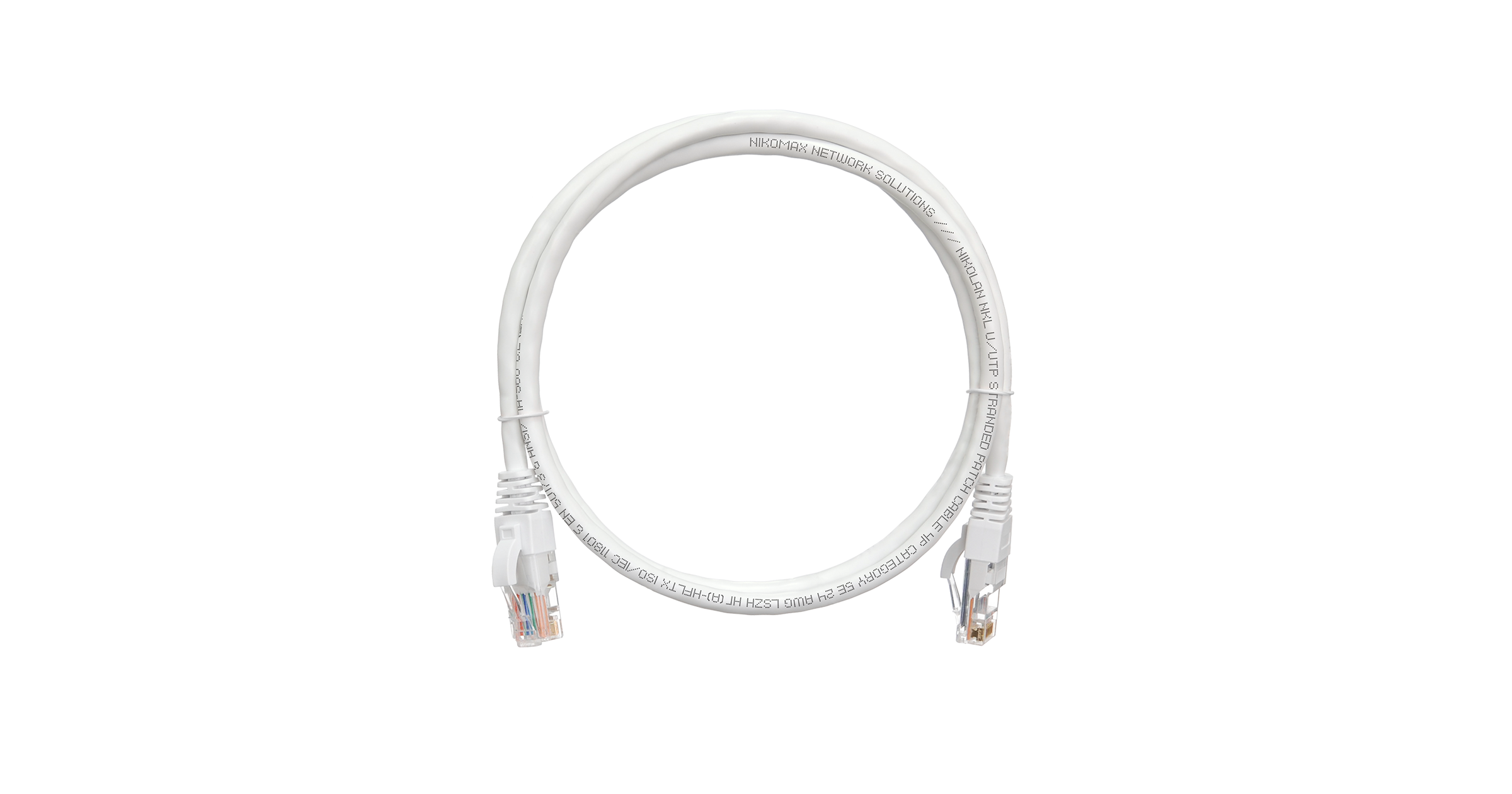 

Патч-корд UTP кат.5e, 3 м, RJ45-RJ45, белый, CU, NIKOMAX (NMC-PC4UD55B-030-WT)