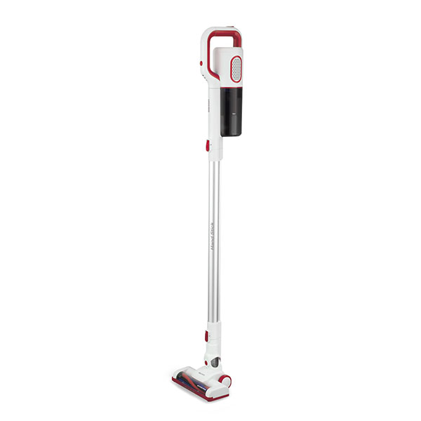 

Вертикальный пылесос Blackton Bt VCA1604B, 1.6 кВт, питание от аккумулятора, белый/красный, Bt VCA1604B