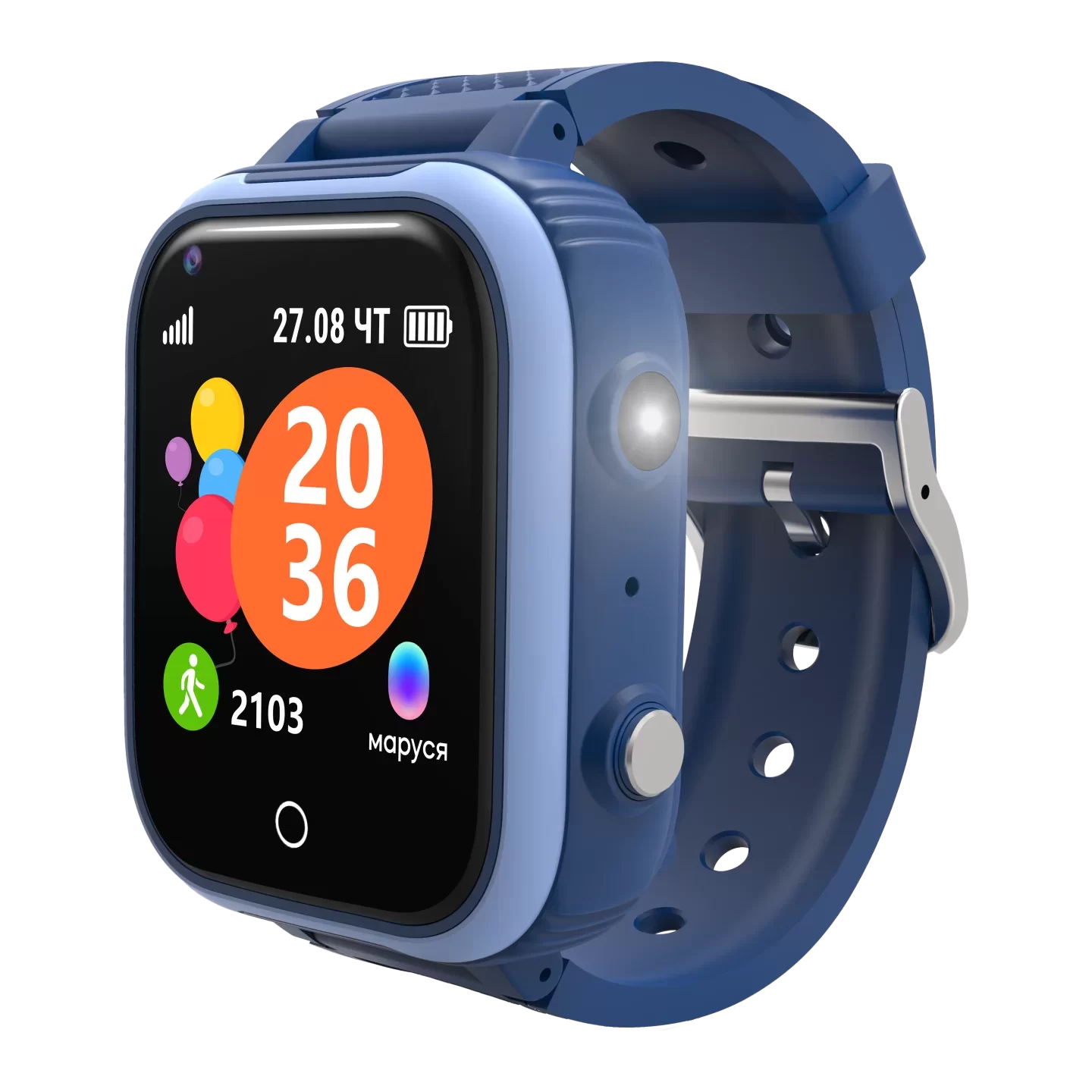 

Смарт-часы GEOZON IQ, 1.4" IPS, синий (G-W17BLU), IQ